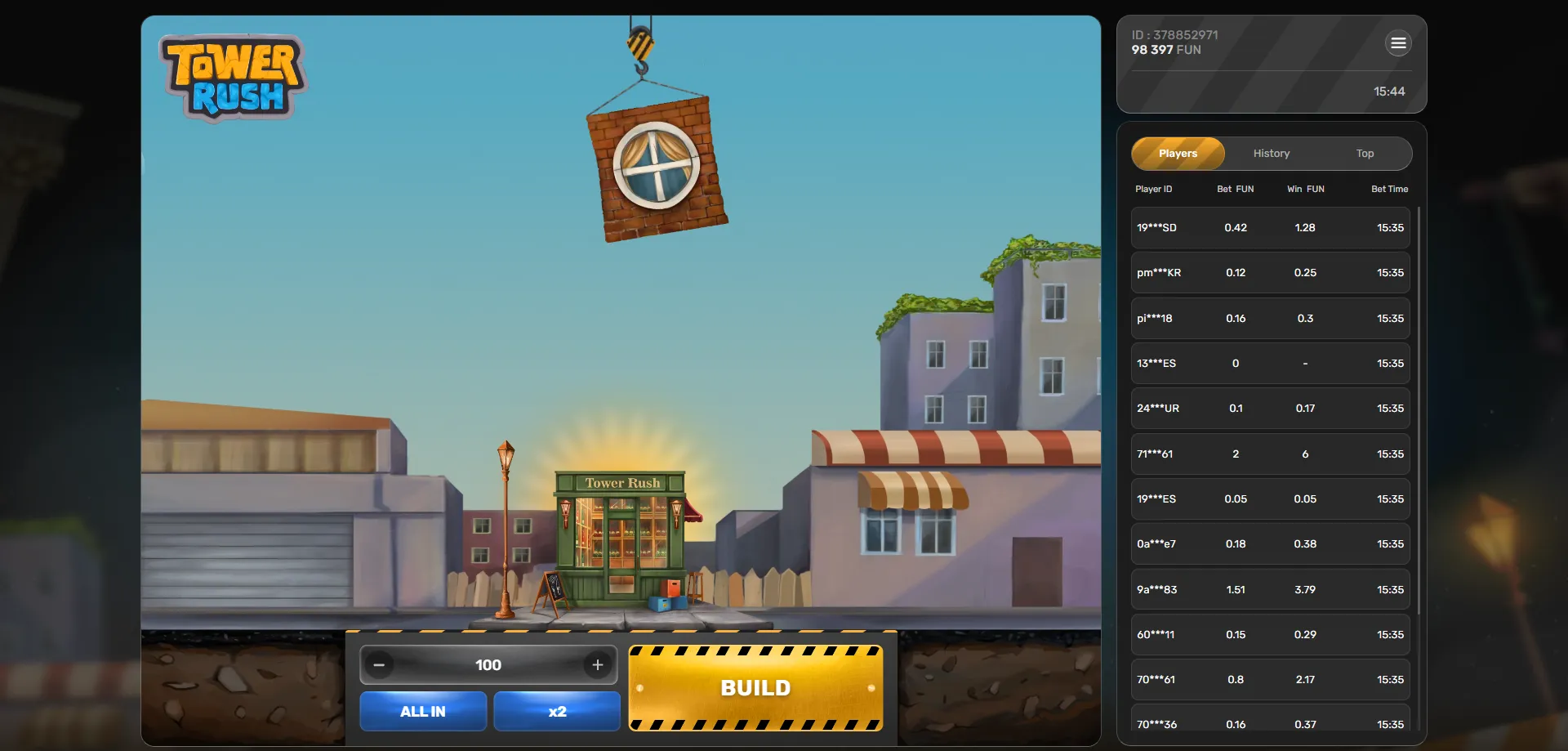 مواصفات ومعلومات لعبة tower rush الأصلية من Galaxsys
